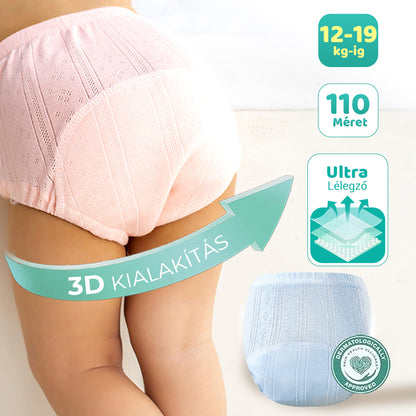 👶 Mosható, légáteresztő nyári tanulóbugyi babáknak – Pamut, szivárgásgátló kialakítással