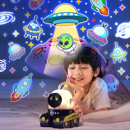 🤖A tökéletes ajándék🌌Robotikus csillagos égbolt vetítő lámpa