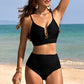 🔥 S-2XL 🌞 Női magas derekú bikini 🌊👙