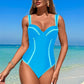👙🌞 Szexi sovány derék női egyrészes fürdőruha
