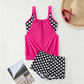 🔥👙 Trendi pöttyös bikini szett – Gyorsan száradó anyag, UV-védelem, tökéletes úszáshoz, szörfözéshez és medencebulikhoz 🏖️🏄‍♀️