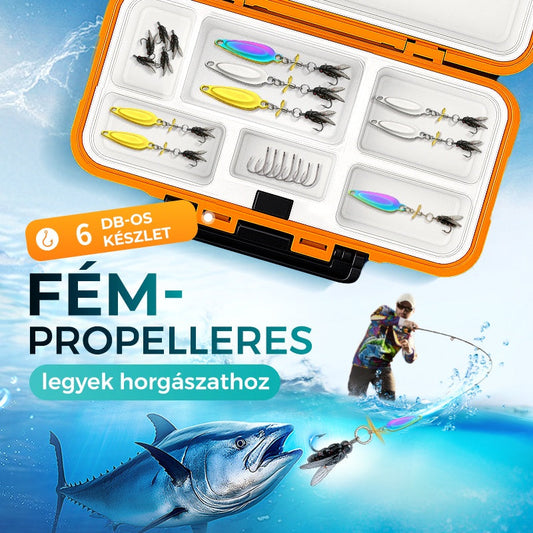 🎣🐟2026 Fém propelleres horgászcsali halak fogásához