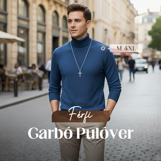 🔥Férfi egyszínű, prémium pulóver