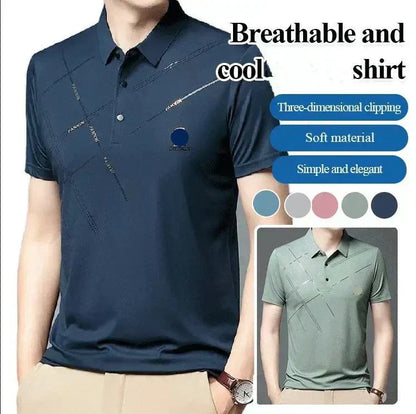 👕2026⏳Férfi Ice Silk Stretch ing, hűvös és kényelmes