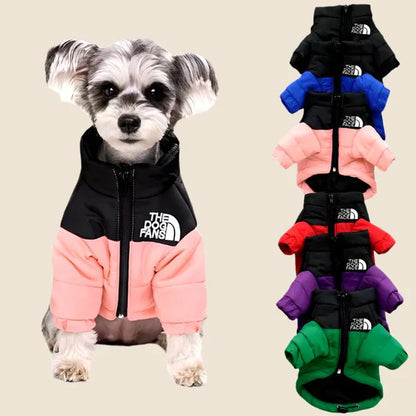 🐶😺Meleg téli kutyakabát💧 Vízálló⚡ Könnyen mozgatható cipzár