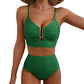 🔥 S-2XL 🌞 Női magas derekú bikini 🌊👙