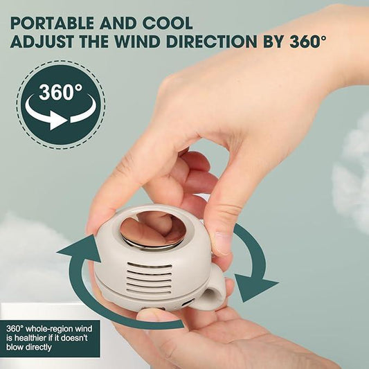 ❄️50% kedvezmény!💨360°-ban forgatható, hordozható mini rögzíthető ventilátor