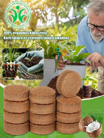 🌿🥥1+2 ingyen🥥Kertészeti kókuszrost tápanyagföld🌱