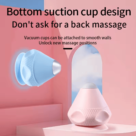 Elektromos Tapadós Masszázsgömb – Mélyhatású lazítás, mintha profi kezek dolgoznának! 💆‍♂️✨