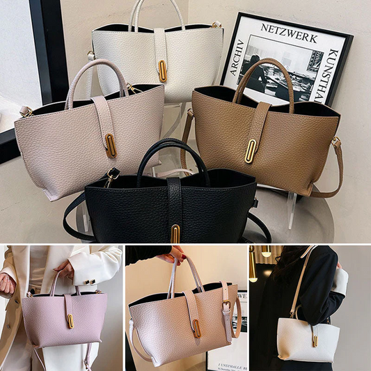 👜💎Női elegáns egyszínű francia stílusú kézitáska