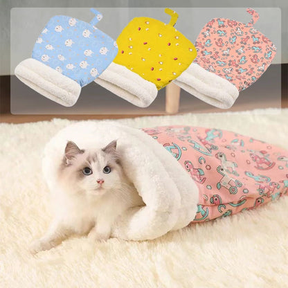 😺 Kényelmes téli hálózsák macskájának 🐈💤