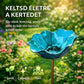🌺1+1 ingyen - Művészet a Kertben: Kézzel Készített Fém Virágtámasz – Esztétika és Funkció!🐦