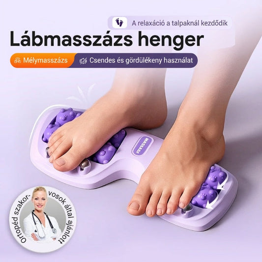 🦶 Hordozható dupla lábfürdő masszírozó – pihenés bárhol és bármikor🎁