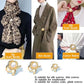 ✨ A francia elegáns kabát sál csat - elegancia ujjhegyében!