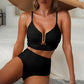 🔥 S-2XL 🌞 Női magas derekú bikini 🌊👙