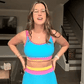 🏖️👙 Ütős színblokkos, patchwork bikini