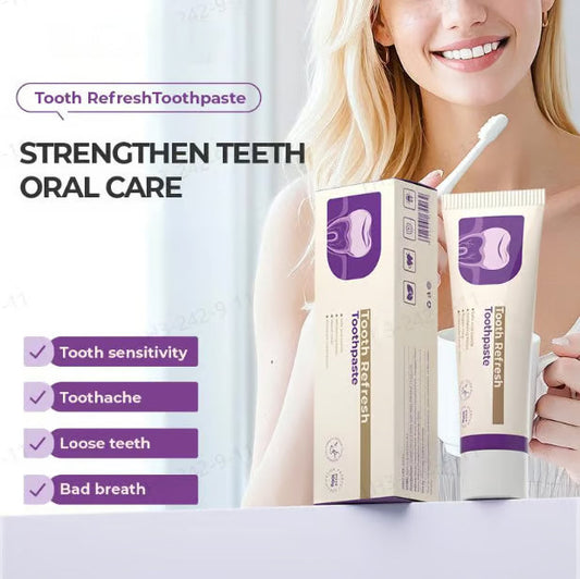 😁🦷 Crean természetes összetevőkből készült fogkrém – 🎁 Ajándék: 3 Fejes Fogkefe! 💖
