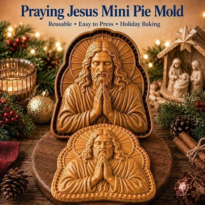 ✝️ Karácsonyi süteményformákból álló mini szett, hit és jászol motívumokkal | Újrafelhasználható formák a hagyományos ünnepi sütéshez 🥧✨
