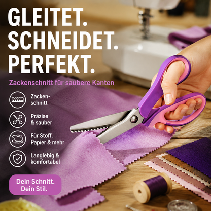 📢📢50 % kedvezmény!!🥳✨Többcélú cikk-cakk olló, fogazott olló✂️🧵