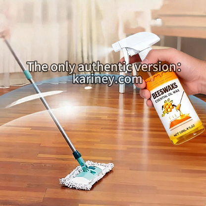 ✨ ScratchErase méhviaszos fa padló spray – tisztít, visszaadja a fényt és eltünteti a karcolásokat! 🧹