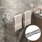 🛁✨Könnyű luxus, ütésálló - behúzható tapadókorongos törülközőtartó
