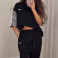 💥 HOT SALE 50% OFF🐆 [nyári eladás] leopárd mintás 2 darab kapucnis pulóver | megfelelő szett 🧥