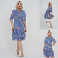 👗 Elegáns pliszírozott ruha rövid és hosszú ujjakkal🌸