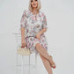 👗 Elegáns pliszírozott ruha rövid és hosszú ujjakkal🌸