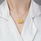 💕New Arrival💕3D Rose & Pearl Double Layered Necklace (2 szett öltöny)