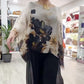 👚 Női kerek nyakú és virágmintás felső 🌸 | Lélegző pamut