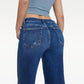 【S-3XL】👖Közép-alacsony derekú laza farmer