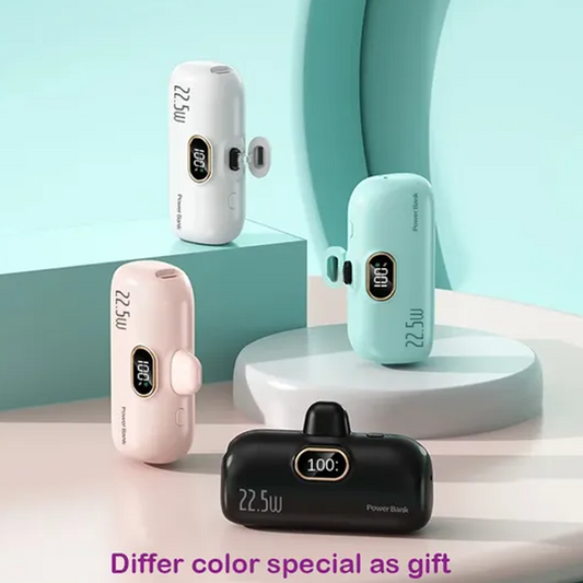 ⏳Nyári kiárusítás: 40%-os kedvezmény🎉5000mAh Mini Portable Charger Power Bank for phone🔋