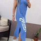 ✨【S-4XL】👗Női alkalmi rövid ujjú laza ruhák