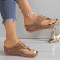 🔥Női Slip-On Wedge Tanga szandálok👡