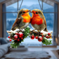 【🌅1+1 ingyenes】Ólomüveg madár ablakfüggöny🕊️