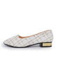 👡Női hegyes orrú, alacsony sarkú, mintás divatcipő🤩