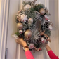 🎄Rozsdamentes acél tapadókorongos akasztó karácsonyi koszorúkhoz✨
