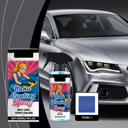 🚗✨ Autópolírozó Permet + Mikroszálas Törlőruha ☀️🧽