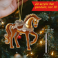 🔥 Forró eladás 2025 -ben 🎅 Akril medál ló alakú 🐎✨