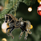 🔥 Forró eladás 2025 -ben 🎅 Akril medál ló alakú 🐎✨