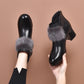 🔥Téli női elegáns, vastag szőrös bokacsizma👢