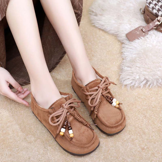 Női alkalmi cipő meleg béléssel