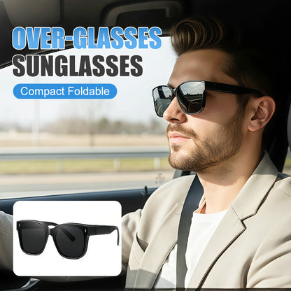 😎 Összecsukható szemüvegre helyezhető napszemüveg – tükröződésmentes vezetéshez 🚗☀️