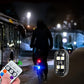 💡Hordozható LED-es figyelmeztető lámpa autókhoz, távirányítóval🏍️