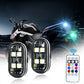 💡Hordozható LED-es figyelmeztető lámpa autókhoz, távirányítóval🏍️