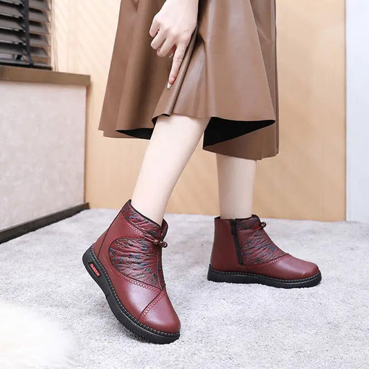 💗Női meleg és kényelmes csizma cipzárral