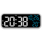 🔥 Modern LED Digitális Ébresztőóra Hőmérséklet Funkcióval ⏰🌡️