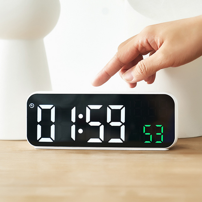 🔥 Modern LED Digitális Ébresztőóra Hőmérséklet Funkcióval ⏰🌡️