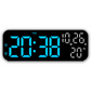 🔥 Modern LED Digitális Ébresztőóra Hőmérséklet Funkcióval ⏰🌡️