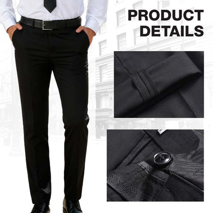 👖✨Klasszikus fazonú, könnyű, szabadidős, rugalmas férfi nadrág💼